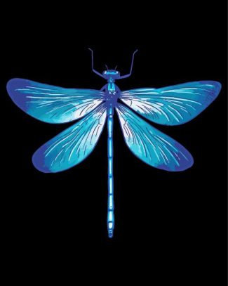 Blue Dragonfly Art Diamond Paintings