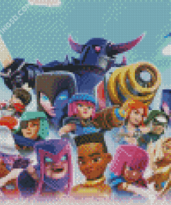 Clash Royale Game Characters Diamond Paintings
