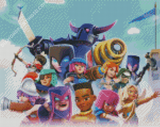 Clash Royale Game Characters Diamond Paintings