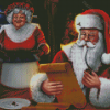 Mrs Claus And Mr Claus Diamond Paintings