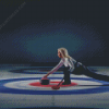 Curling Player Diamond Paintings