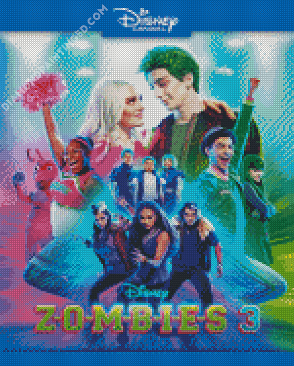 Disney Zombies 3 Poster Diamond Painting 