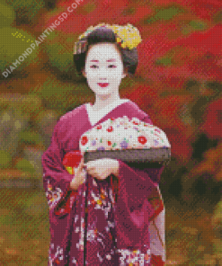 Geishas Woman Diamond Paintings