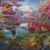 Japanese Garden Art Diamond Paintings