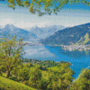 Lake Zell Am See Lake Diamond Paintings