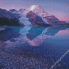 Mount Robson Lake Reflection Diamond Paintings