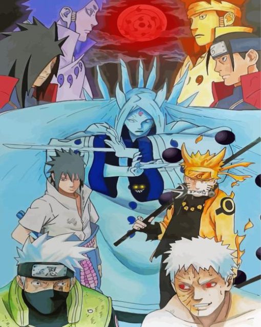 Naruto Jinchuriki Diamond Paintings