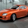 Orange Toyota Supra Mk4 Diamond Paintings