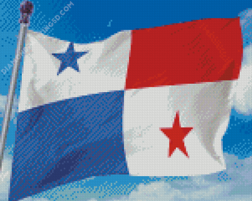Panama Flag Diamond Paintings
