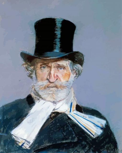Portrait Of Giuseppe Verdi Giovanni Boldini Diamond Paintings