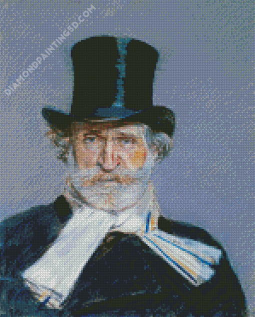 Portrait Of Giuseppe Verdi Giovanni Boldini Diamond Paintings