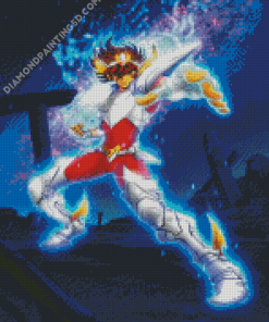 Powerful Warrior Pegasus Seiya Diamond Paintings