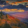 Smoky Mountain National Park Scene Diamond Paintings