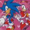 Sonic Amy Rose Characters Diamond Paintings