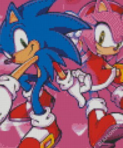 Sonic Amy Rose Characters Diamond Paintings