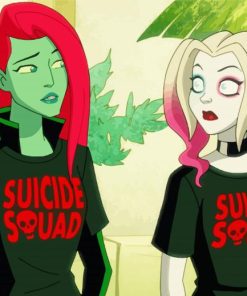 Suicide Squad Harley Quinn And Poison Ivy Diamond Paintings