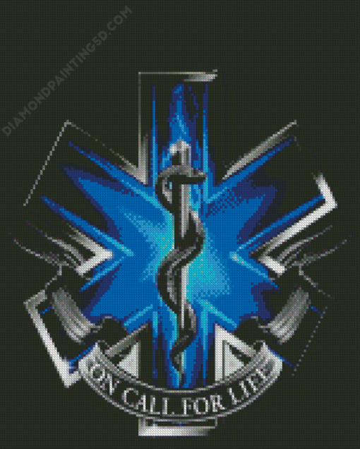 The EMS Star Of Life Diamond Paintings