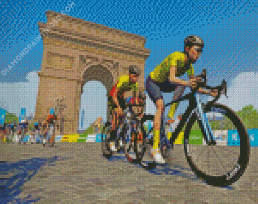 Tour De France Bicycle Race Diamond Paintings