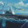 Uss Lexington The Blue Ghost Diamond Paintings