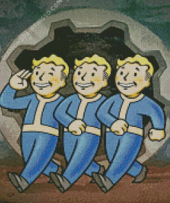 Vault Boy Fallout Diamond Paintings