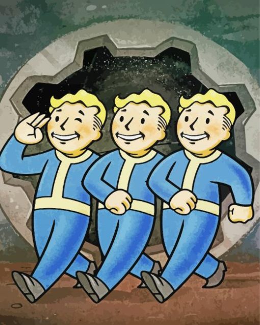 Vault Boy Fallout Diamond Paintings