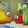 Veggietales Cartoon Diamond Paintings