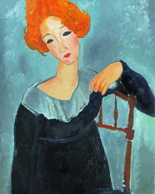 Women With Red Hair Amedeo Modigliani Diamond Paintings
