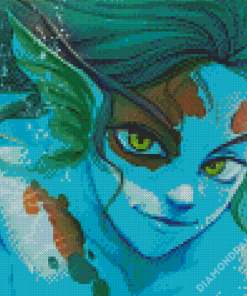 Close Up Koi Mermaid Diamond Paintings
