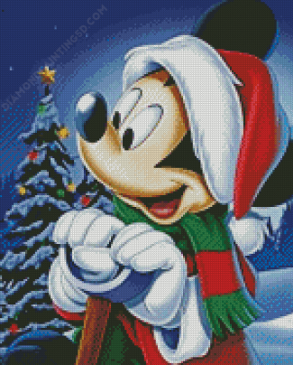 Cool Mickey Mouse Christmas Diamond Paintings