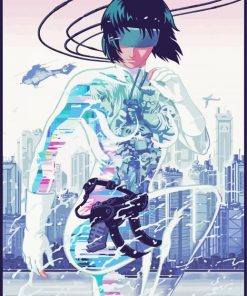 Ghost In The Shell Poster Art Diamond Paintings