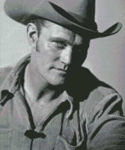 Handsome Actor Chuck Connors Diamond Paintings