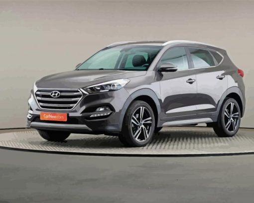 Hyundai Tucson Car Diamond Paintings