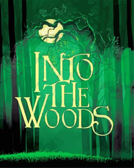 Into The Woods Poster Art Diamond Paintings