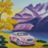Pink Bentley Diamond Paintings