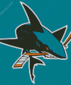 San Jose Sharks Symbol Diamond Paintings