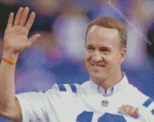 Football Quarterback Peyton Manning Diamond Paintings