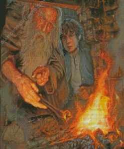 Gandalf And Frodo Art Diamond Paintings