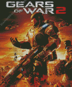 Gears of War Game Poster Diamond Paintings