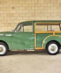 Green Morris Minor Traveller Diamond Paintings