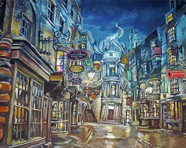 Harry Potter Diagon Alley Diamond Paintings