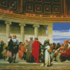 Hemicycle 3 By Paul Delaroche Diamond Paintings