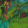 Jungle Plants Diamond Paintings