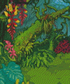 Jungle Plants Diamond Paintings