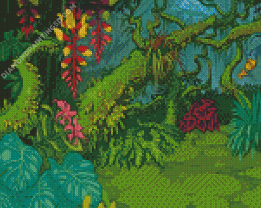 Jungle Plants Diamond Paintings