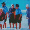 The Amish Family Diamond Paintings