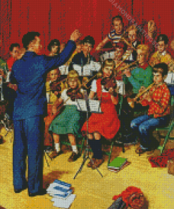 Vintage School Orchestra Diamond Paintings