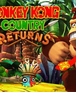 Donkey Kong Game Poster Diamond Paintings