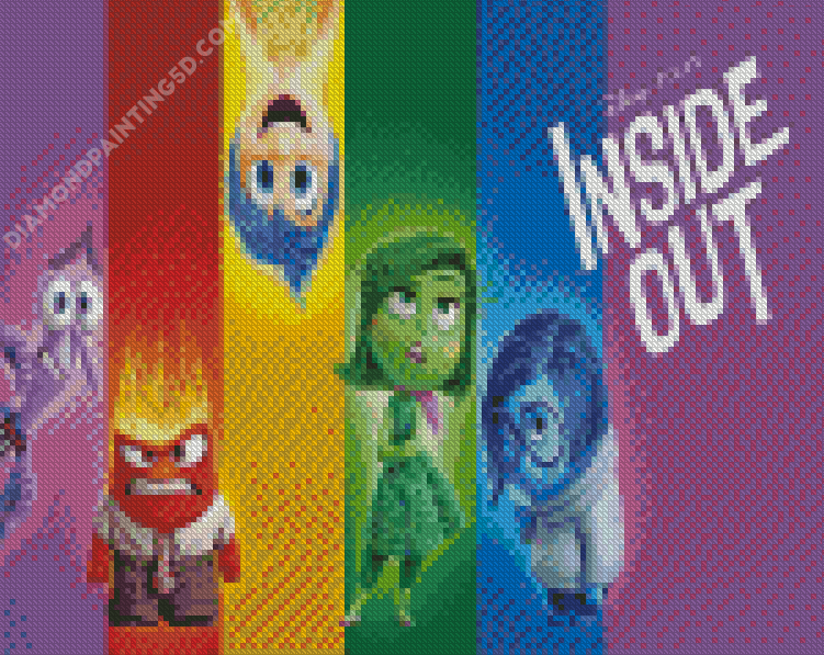 Inside Out Disney Movie Diamond Painting 