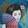 Japanese Geisha Diamond Paintings