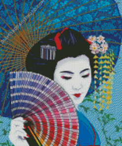 Japanese Geisha Diamond Paintings